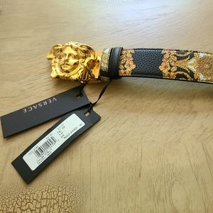 Versace Barocco Medusa Belt